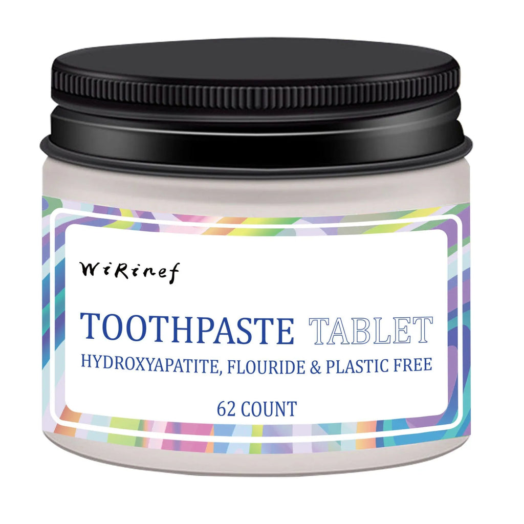 62 piece portable chewable toothpaste tablets TP19 solid formulation for travel oral hygiene