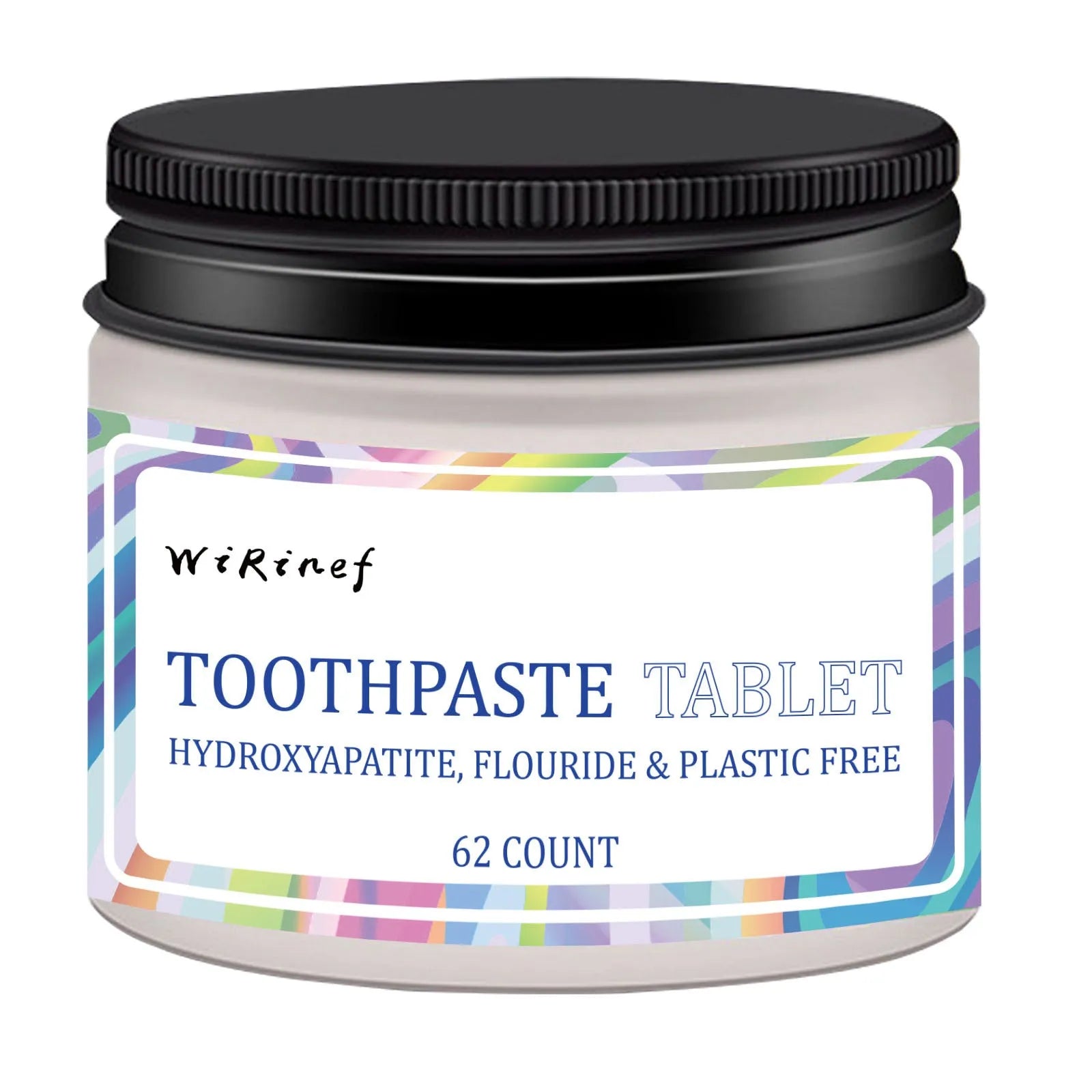 62 piece portable chewable toothpaste tablets TP19 solid formulation for travel oral hygiene