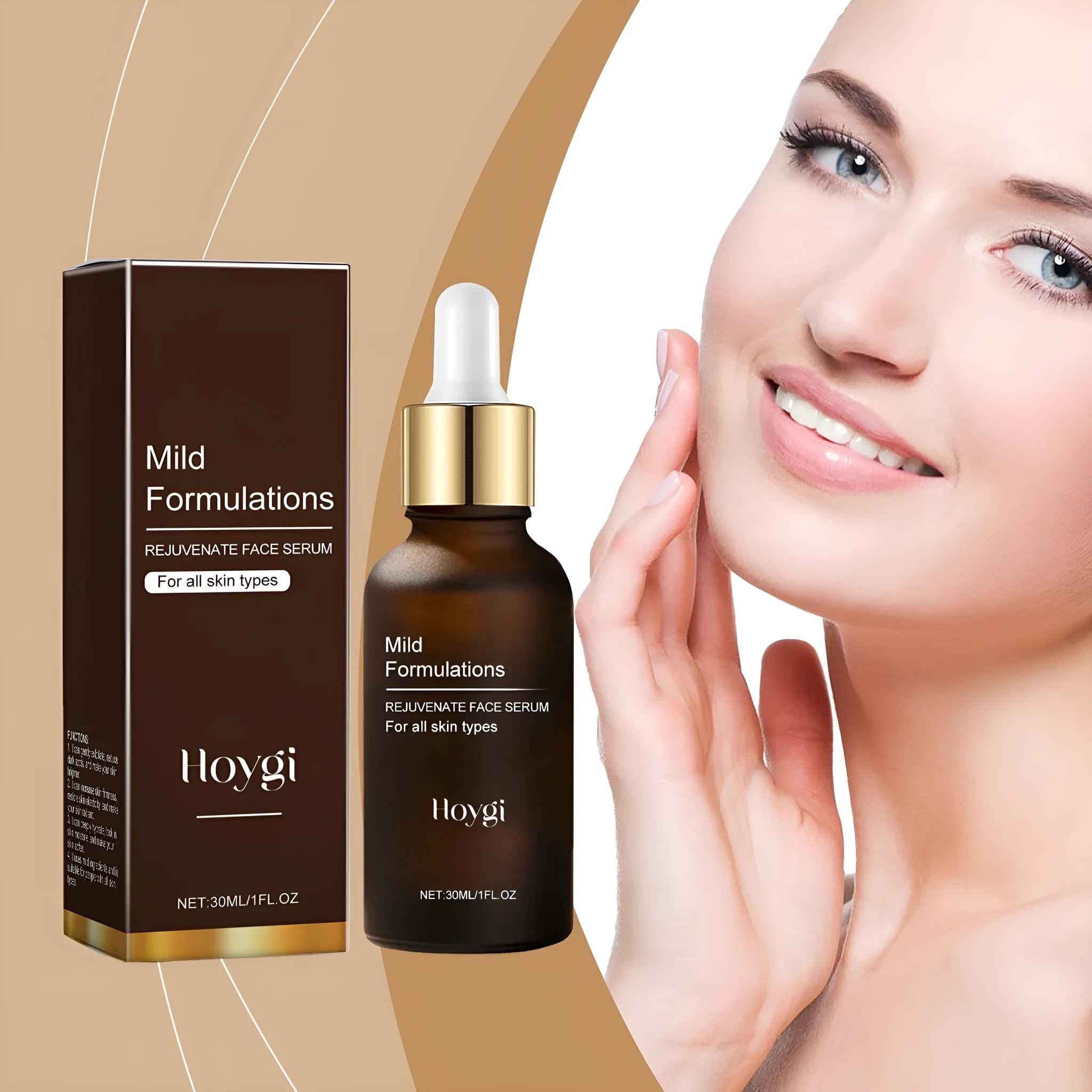 30ml facial skin care essence bottle with arbutin collagen vitamin C hyaluronic acid