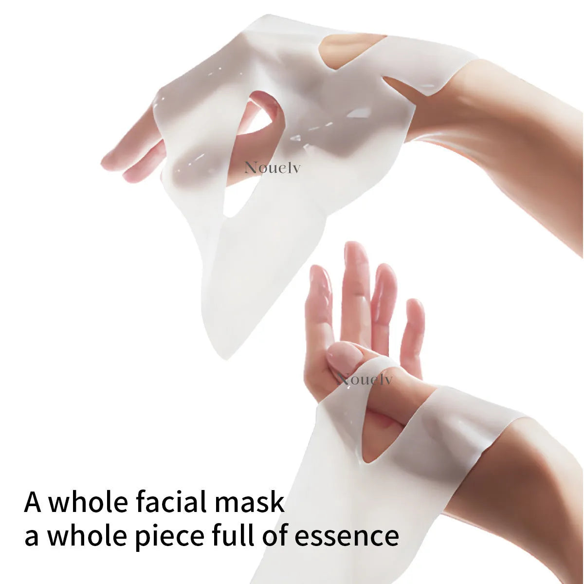 Collagen layered patch mask 4-piece box for facial moisturising treatment