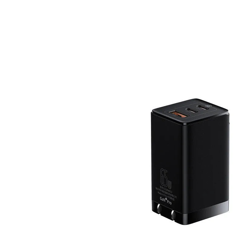 White 12V multi-port fast charger with USB and Type-C interfaces for lithium batteries