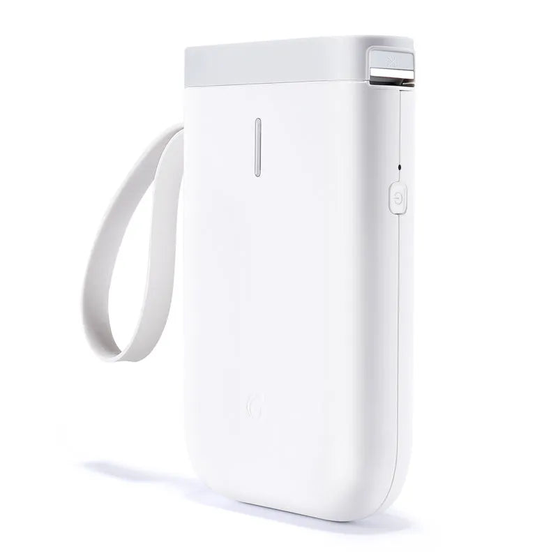 D11 Bluetooth thermal label printer with compact design and thermal paper