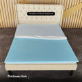 Gel memory cotton thin tatami mattress showing regenerated cellulose fibre fabric with artificial latex core in multiple thickness options