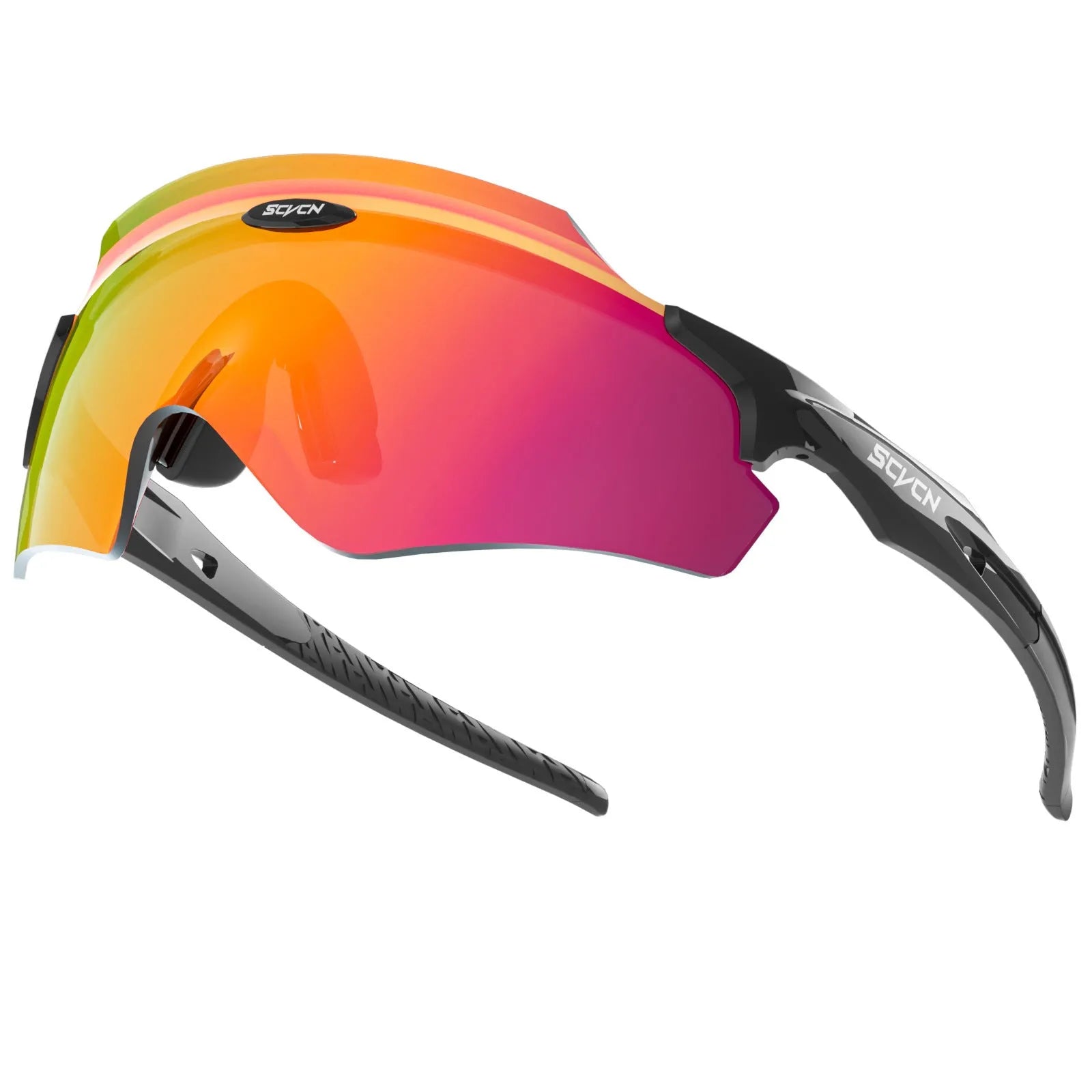 Frameless integrated lens athletic windproof goggles for sports