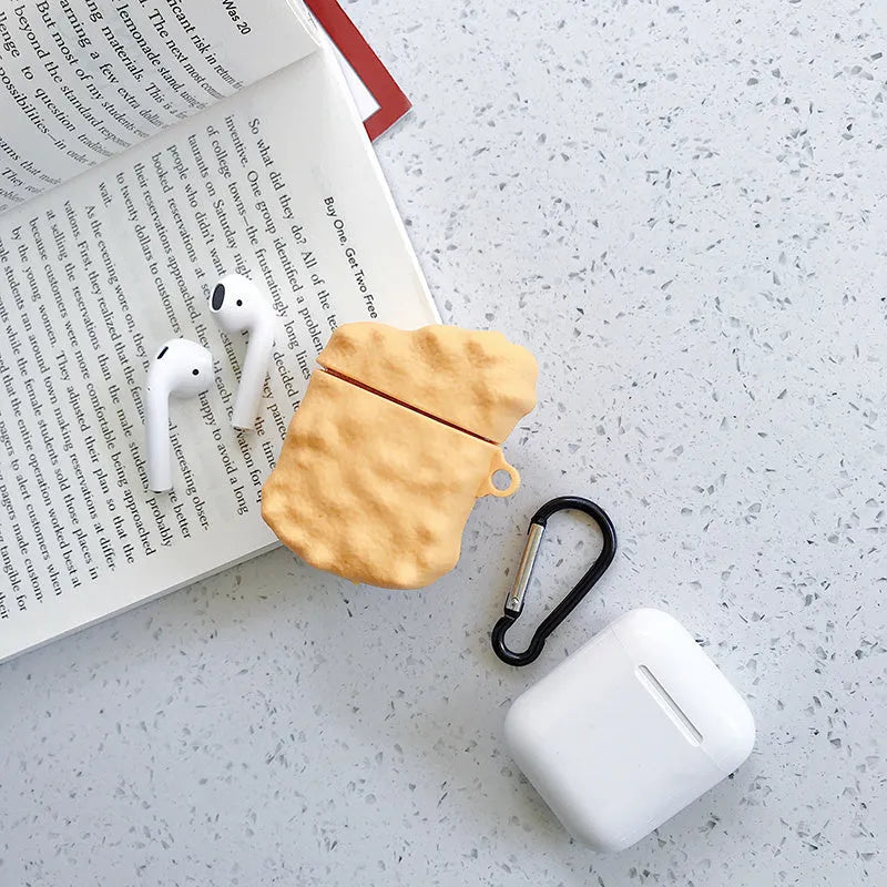 AirPods protective silicone case with cartoon animal design in multiple colour options