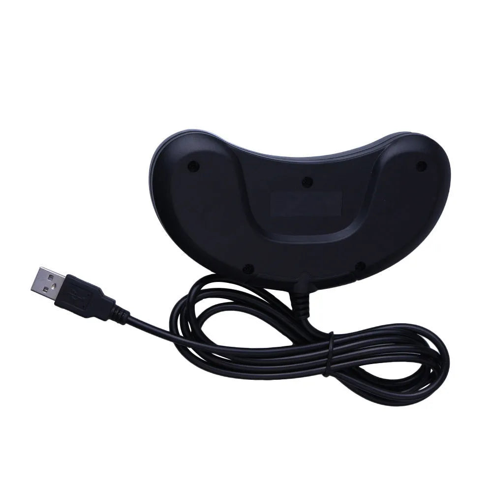 Black Sega USB game controller for PC with 1.8 metre cable and custom logo option