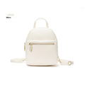 Soft PU mini backpack in street trend style with three-dimensional pocket and six colour options