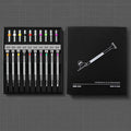 Boxed set of 10 manual screwdrivers and spare bits for watch and glasses repair.