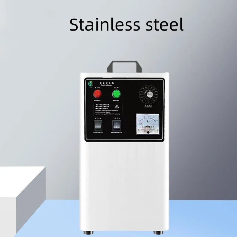 Ozone generator for fruit and vegetable treatment with 20g/h output and air-cooled design