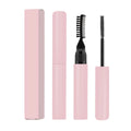 Eyebrow shaping brush with moulding glue for natural eyebrows in white and pink options