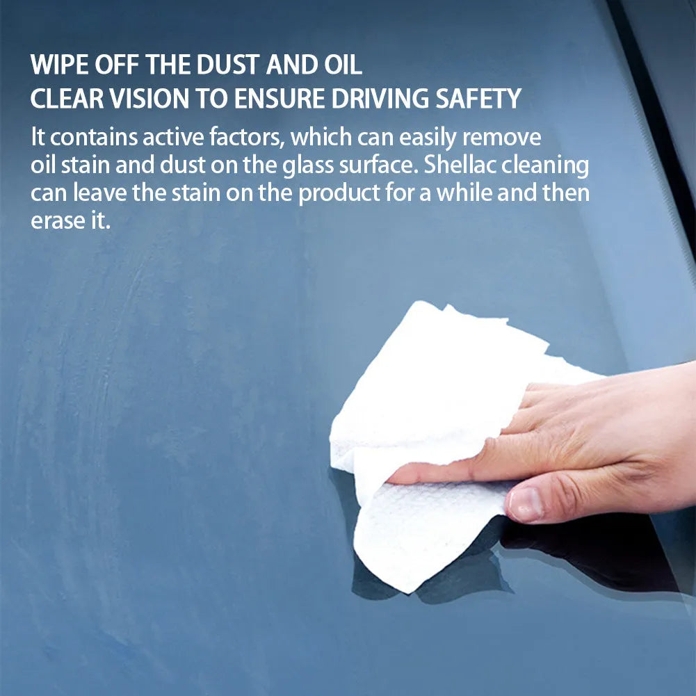 Jar of glass oil film remover cleaning cream for car windshields