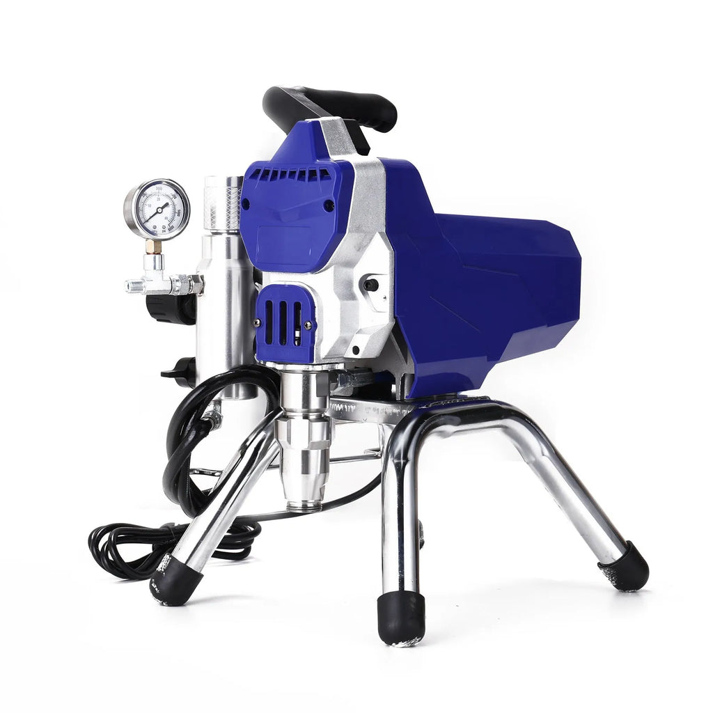 3901 high-pressure airless spraying machine with 10 metre hose and complete accessory set for fireproof paint application