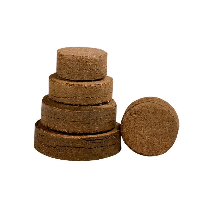 Nutrient soil planting blocks in various sizes for vegetable seed sowing and seedling cultivation