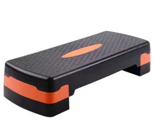 Grey Fit Step aerobics platform with non-slip surface measuring 68cm by 28cm