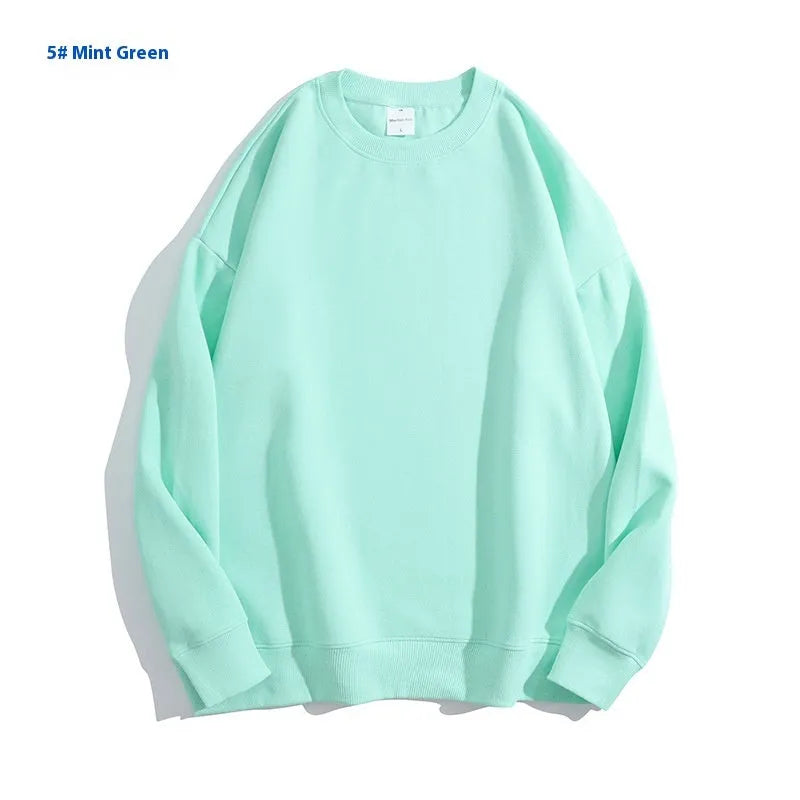 Cotton off shoulder sweater in loose pullover style with long sleeves