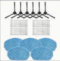 Haier TL30U1 replacement set with side brush, filter, cloth, and small yellow brush on a white background.