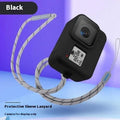 GoPro Hero8 Black silicone protective sleeve with anti-lost wrist strap in blue colour