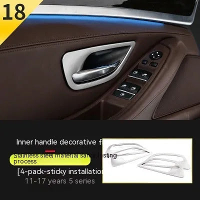 BMW 5 Series interior handle decorative trim pieces for F10 and F18 models