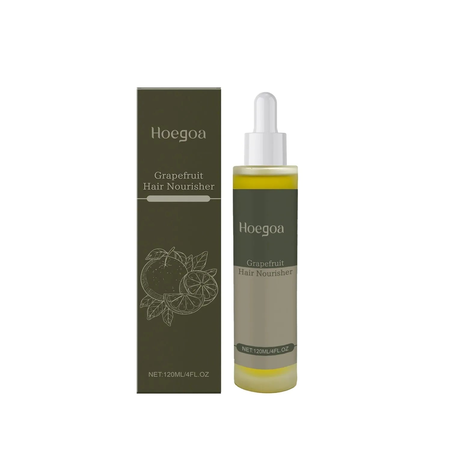 120ml bottle of Grapefruit Hair Conditioner with plant-based oil blend.