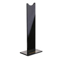 Detachable headphone stand with non-slip silicone base in black colour