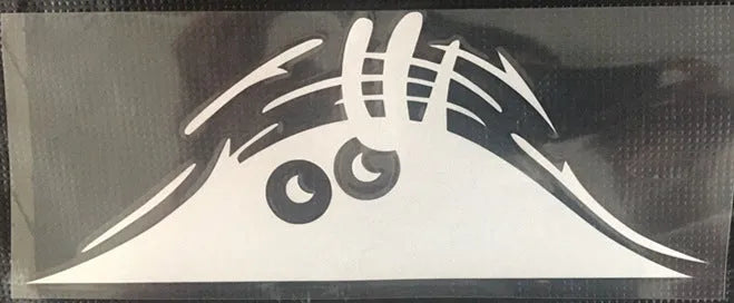 Pack of four self-adhesive face stickers showing smiley and angry expression designs.