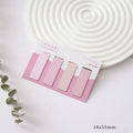Four magnetic Morandi colour block bookmarks showing soft evening breeze, Lanshan breeze, gentle twilight, and quiet distance colours