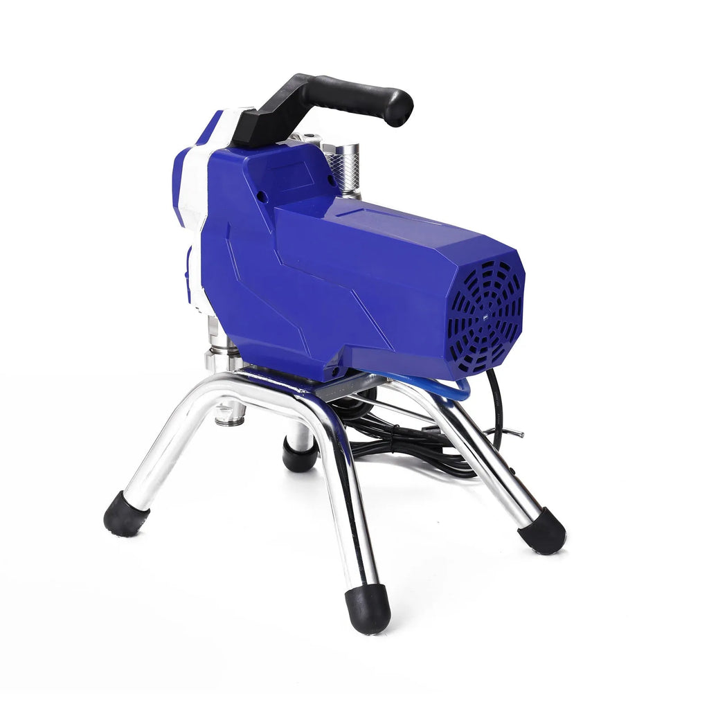 3901 high-pressure airless spraying machine with 10 metre hose and complete accessory set for fireproof paint application
