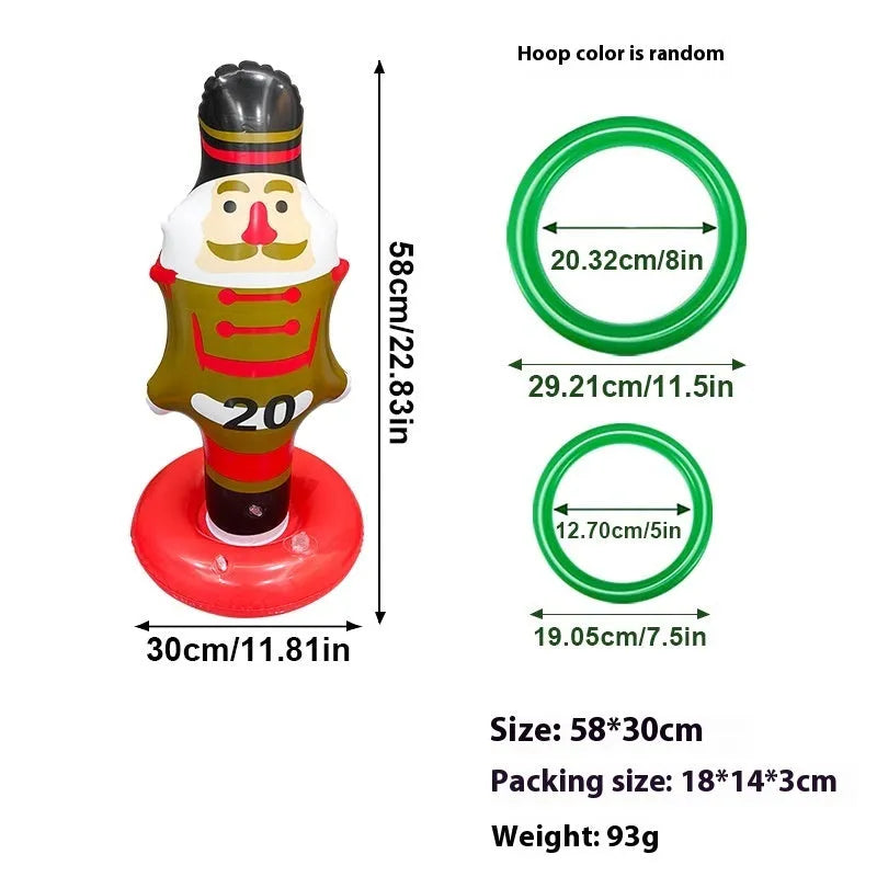 PVC inflatable throwing toy in character design options for teenagers