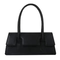 Women's retro small square shoulder bag in PU leather with document compartment and single strap