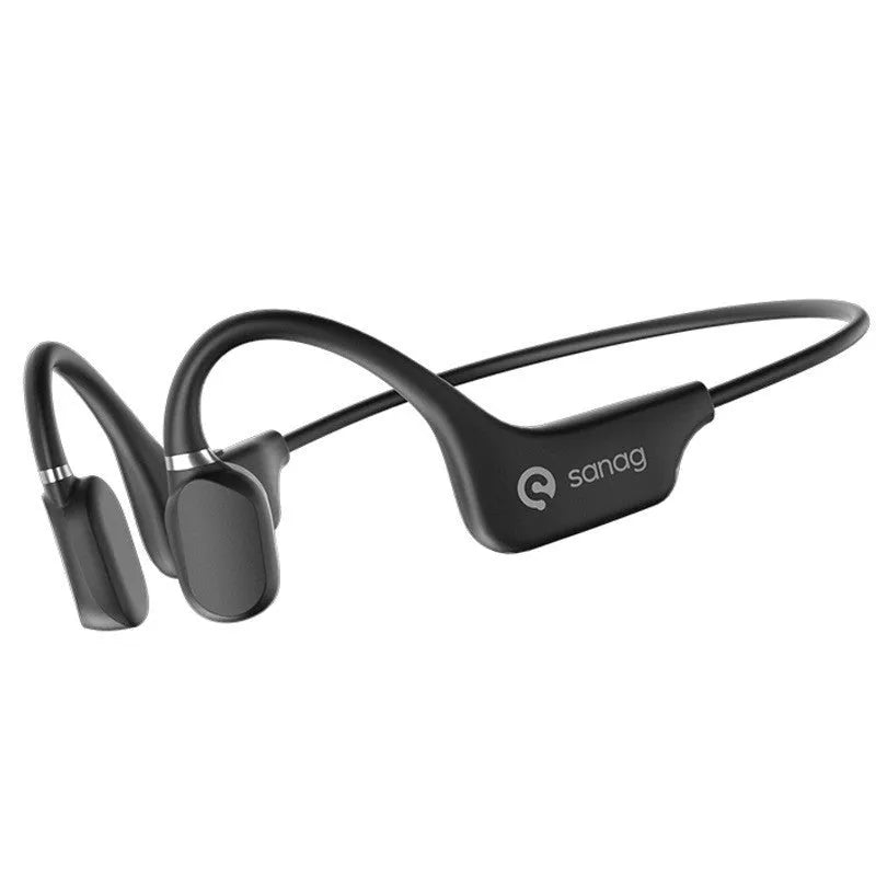 Bone conduction Bluetooth sports headphones in neckband design with six colour options