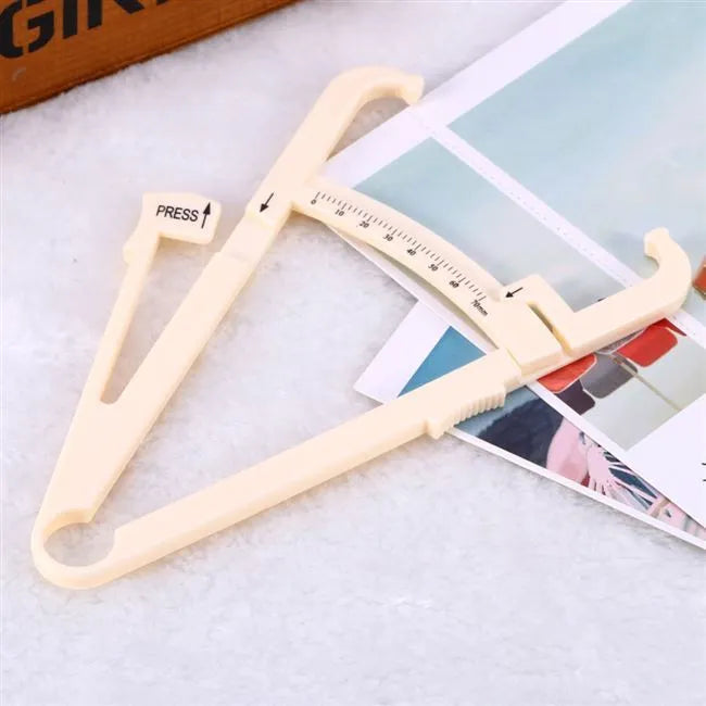 Acrylic fat caliper skin fold thickness meter for body composition measurement