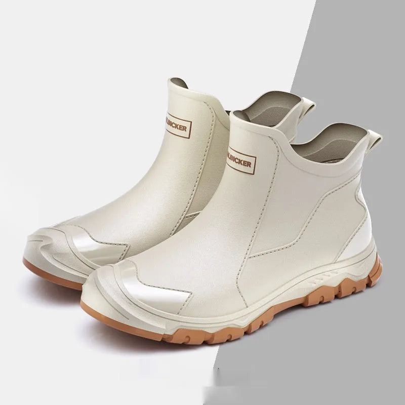 PVC outdoor wading shoes with non-slip soles in multiple colour options