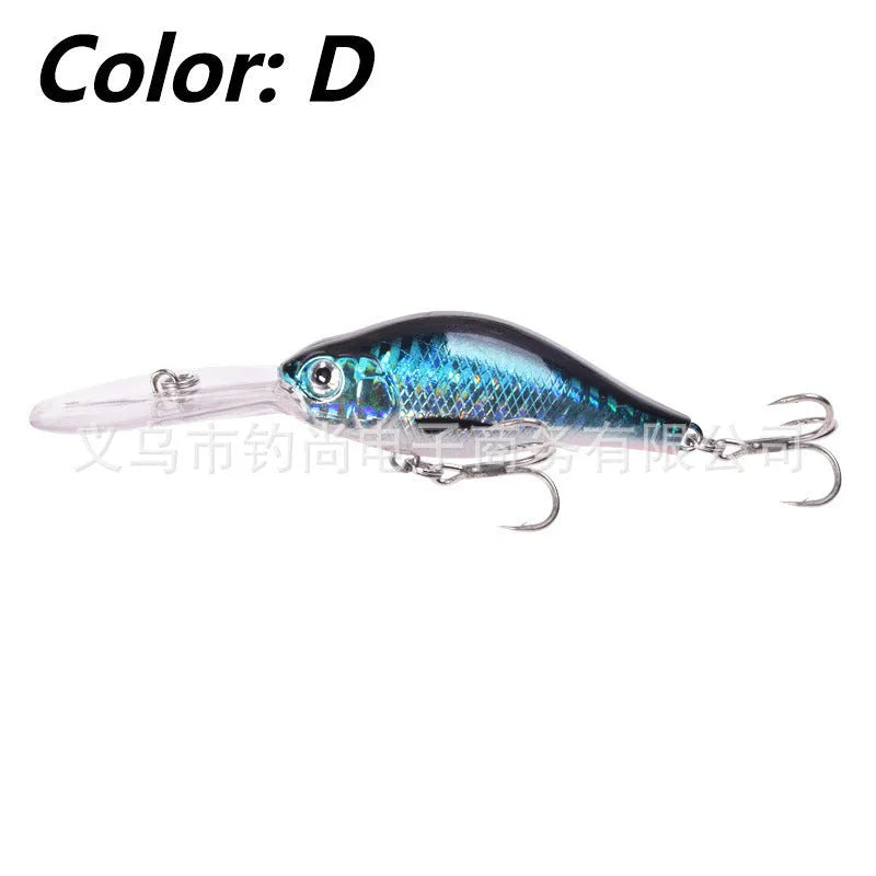 Little Fat Man 10.5cm deep diving hard minnow fishing lure in multiple colour options