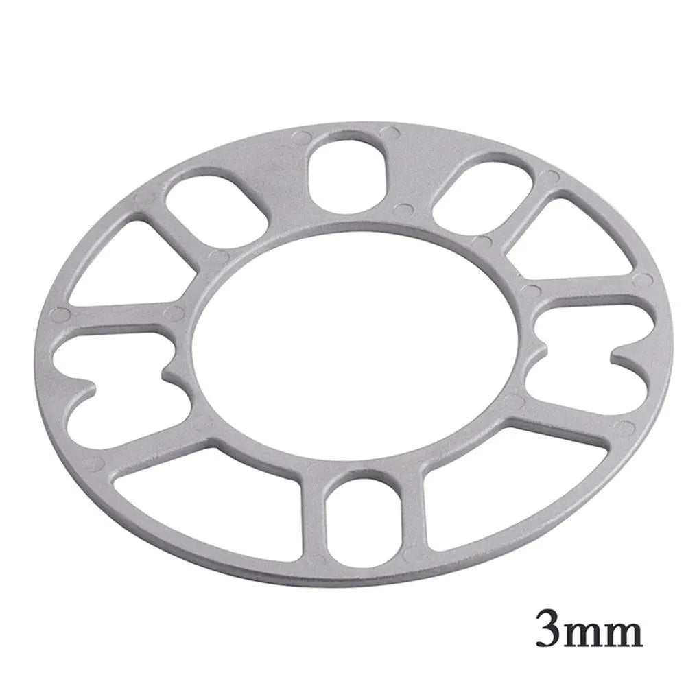 Automotive wheel hub widening gasket spacer for vehicle modification in multiple thickness options