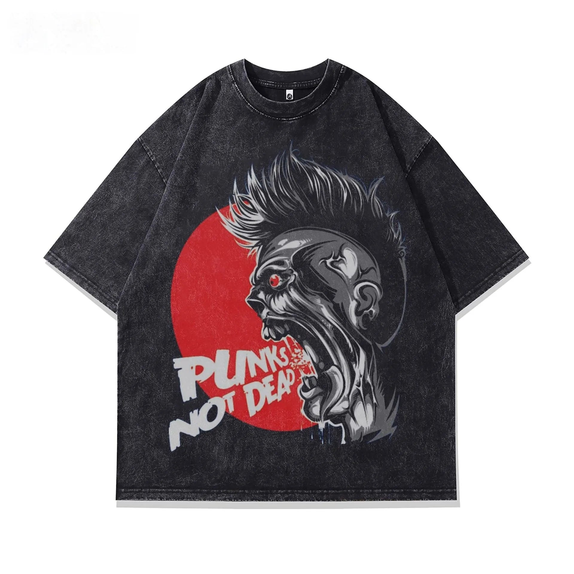 Men's short sleeve t-shirt with character pattern in pure cotton, loose fit pullover style