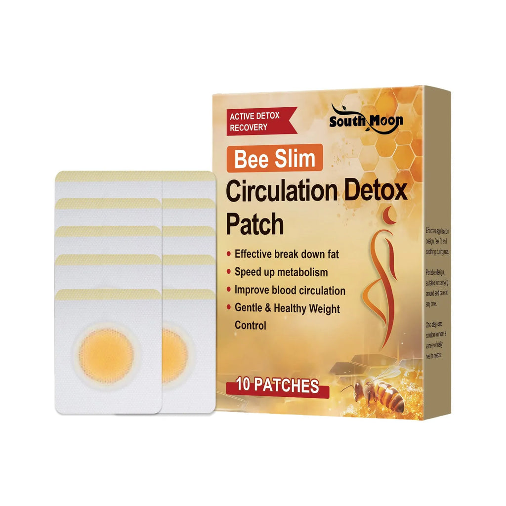 Herbal body shaping navel stickers pack of 10 patches with bee venom and argy wormwood for belly slimming