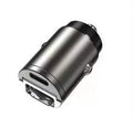 Mini black car cigarette lighter charger with PD and QC 3.0 ports