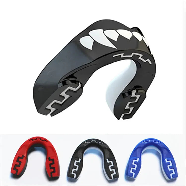 Adult boxing mouthguard with tooth socket design for martial arts protection