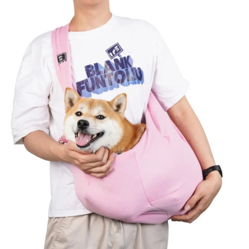 Foldable cat messenger bag with breathable mesh fabric in multiple colour options