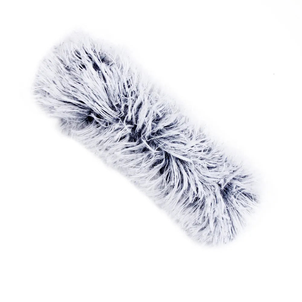 Soft plush interactive cat toy with catnip and crinkle sound feature in assorted colours.