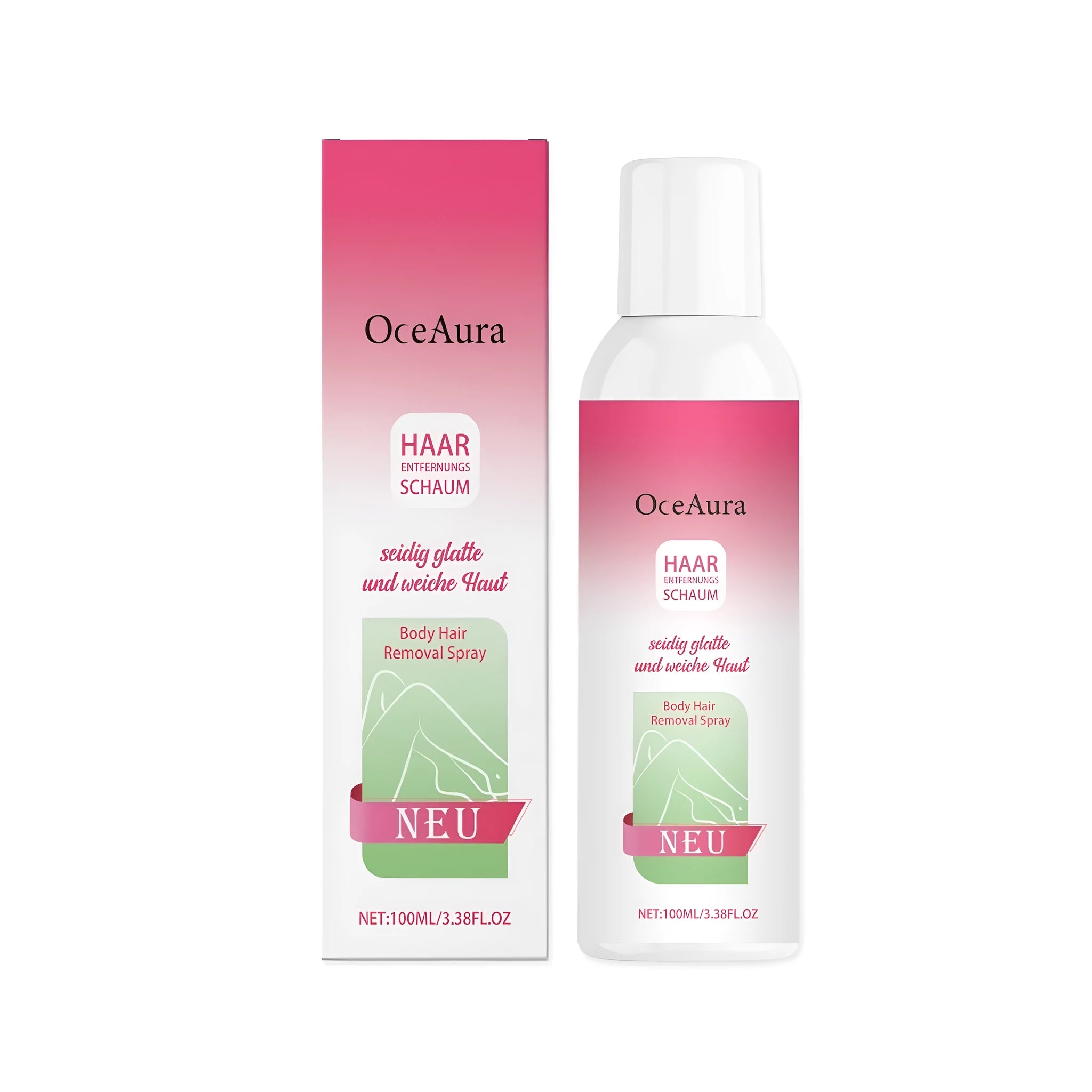 100ml bottle of calcium thioacetate body hair removal depilatory spray
