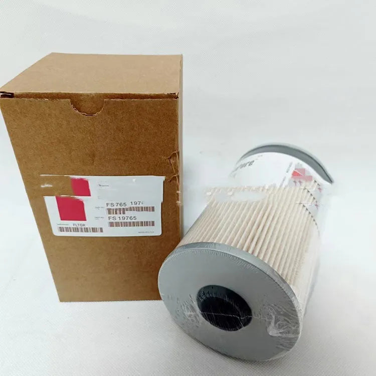 FS19764 diesel fuel filter for generators with 10mm inlet, 10 micron precision.