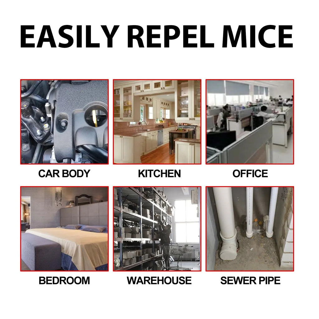 60ml bottle of natural rat repellent spray with essential oils for home and car use