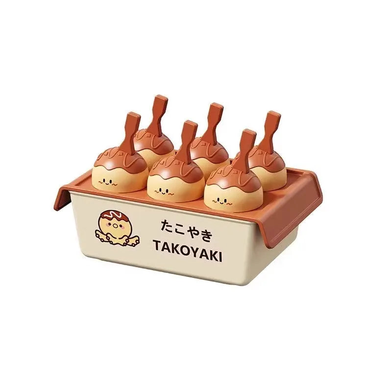 White plastic octopus balls ice cream mould for homemade dessert spheres