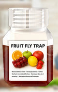 Fruit fly bait liquid bottle with specification options including with and without funnel accessories