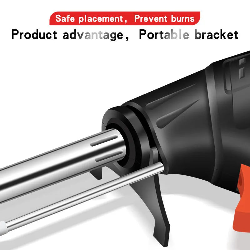 Black G102 outer H5 soldering gun with integrated light, alloy body construction