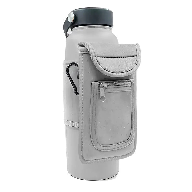 Cloth magnetic sports bottle cover sleeve for cups and kettles in various colours
