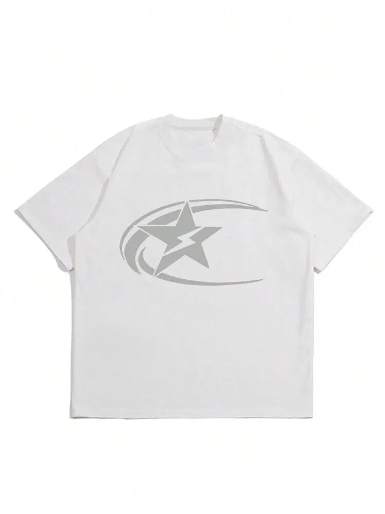 Men's pure cotton short sleeve t-shirt in Japanese retro style, solid colour design, available in multiple sizes