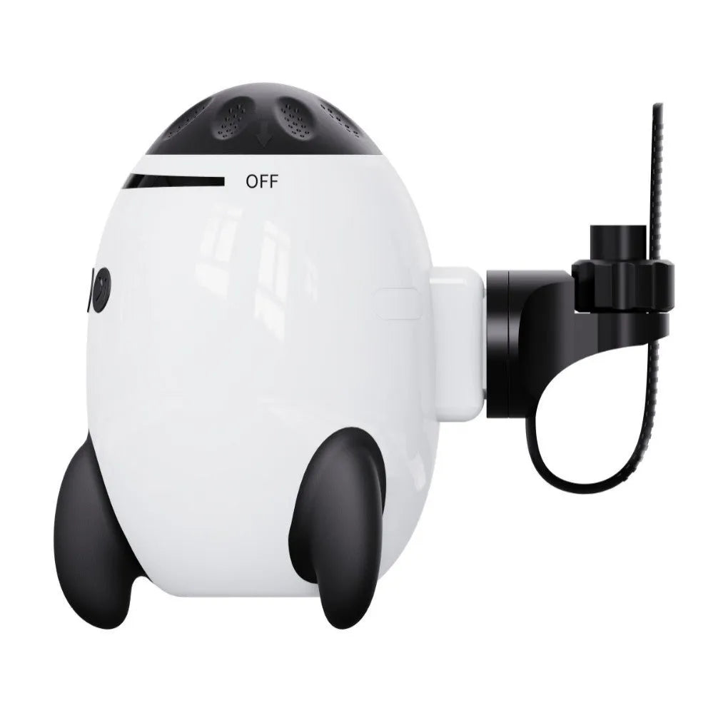 White baby stroller shaking device with Bluetooth and white noise functions for infants