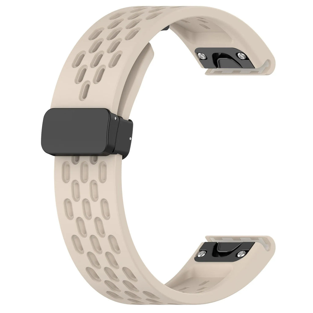 Quick release watch strap for Garmin Fenix watches in multiple colours and sizes.